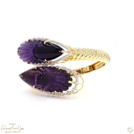 The Amethyst Twin Bracelet