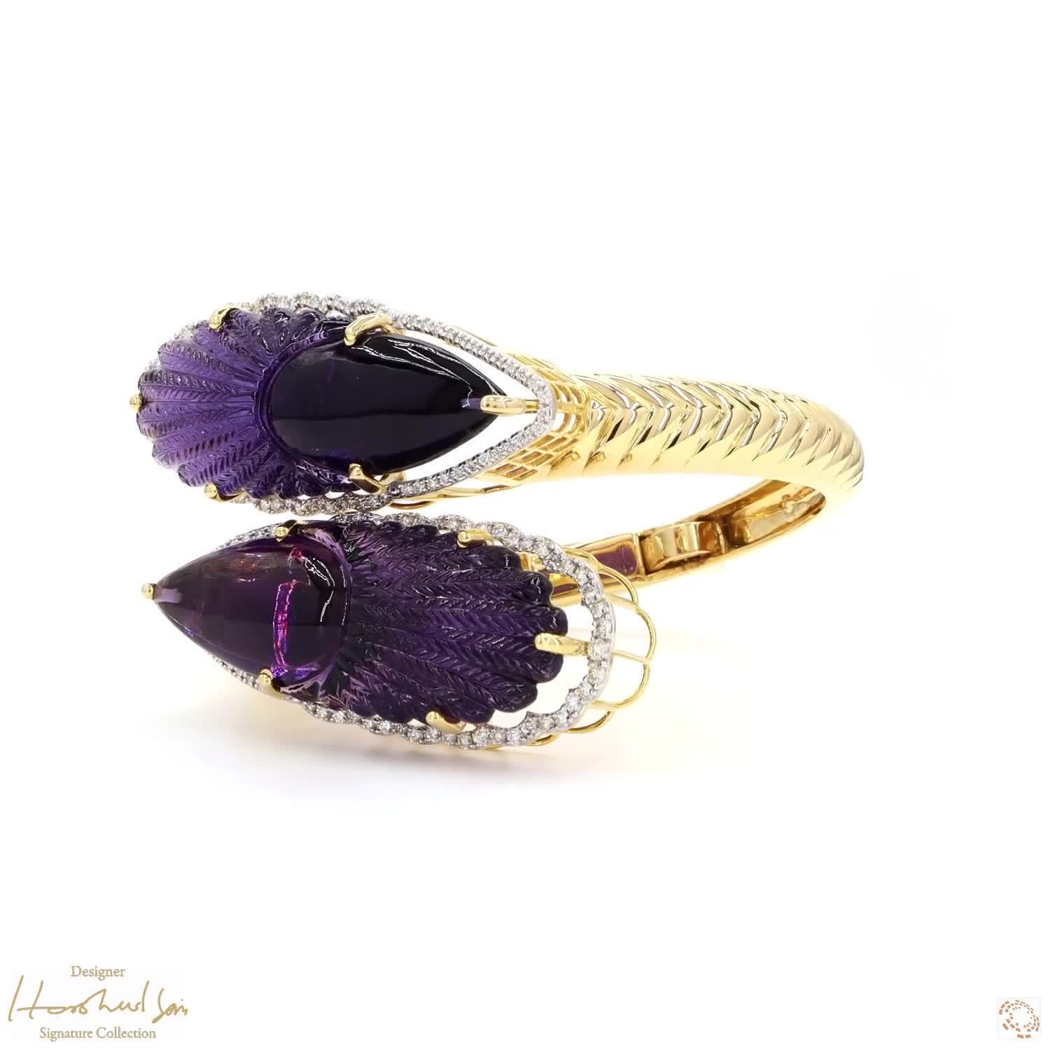The Amethyst Twin Bracelet