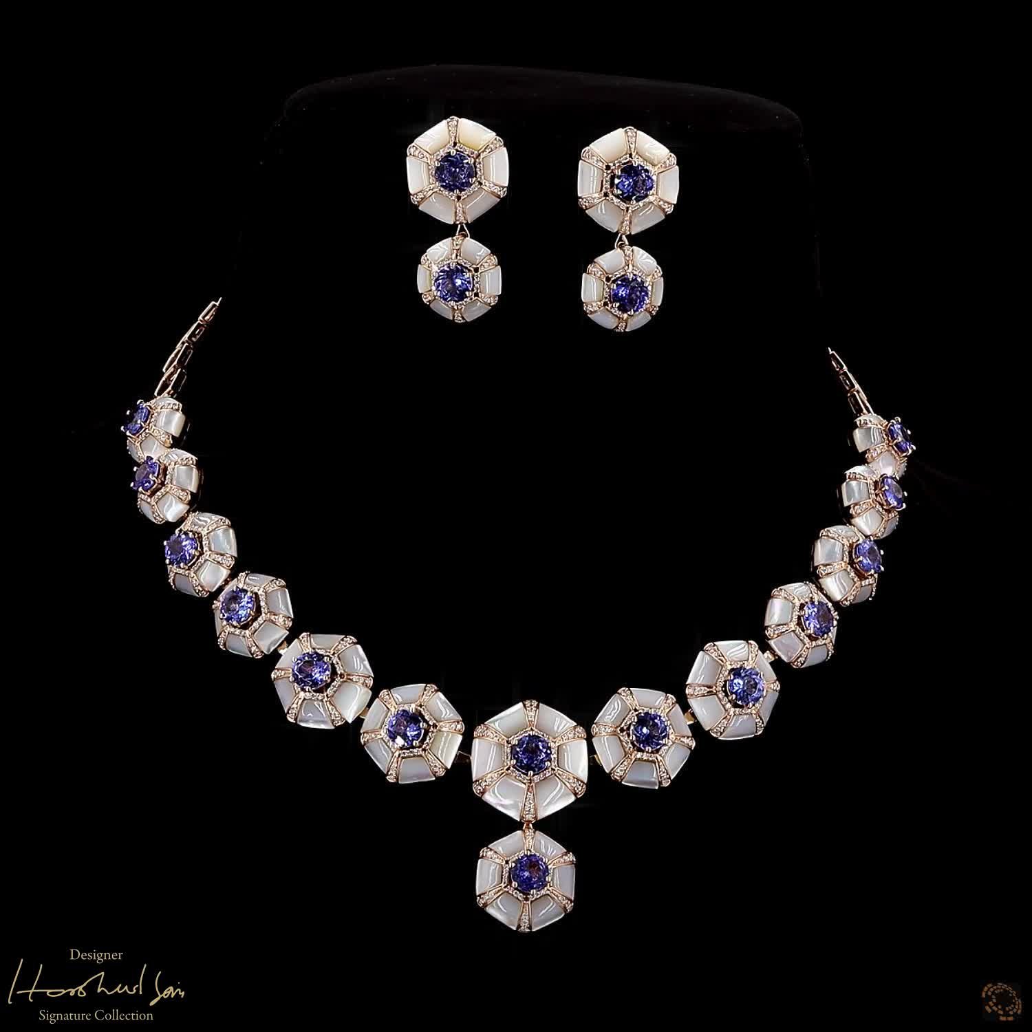 Tanzanite & Mother of Pearl Suite