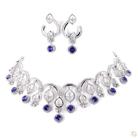 White Gold Tanzanite Suite