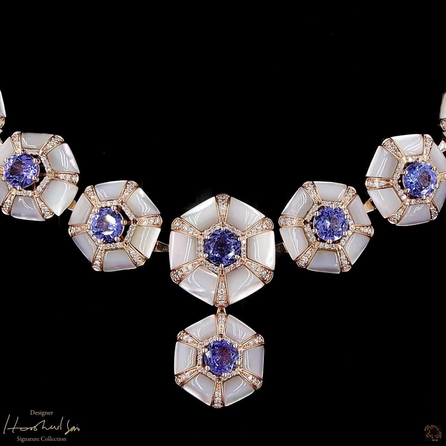 Tanzanite & Mother of Pearl Suite - Image 2