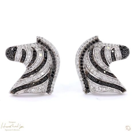 Monochrome Zebra Cufflinks