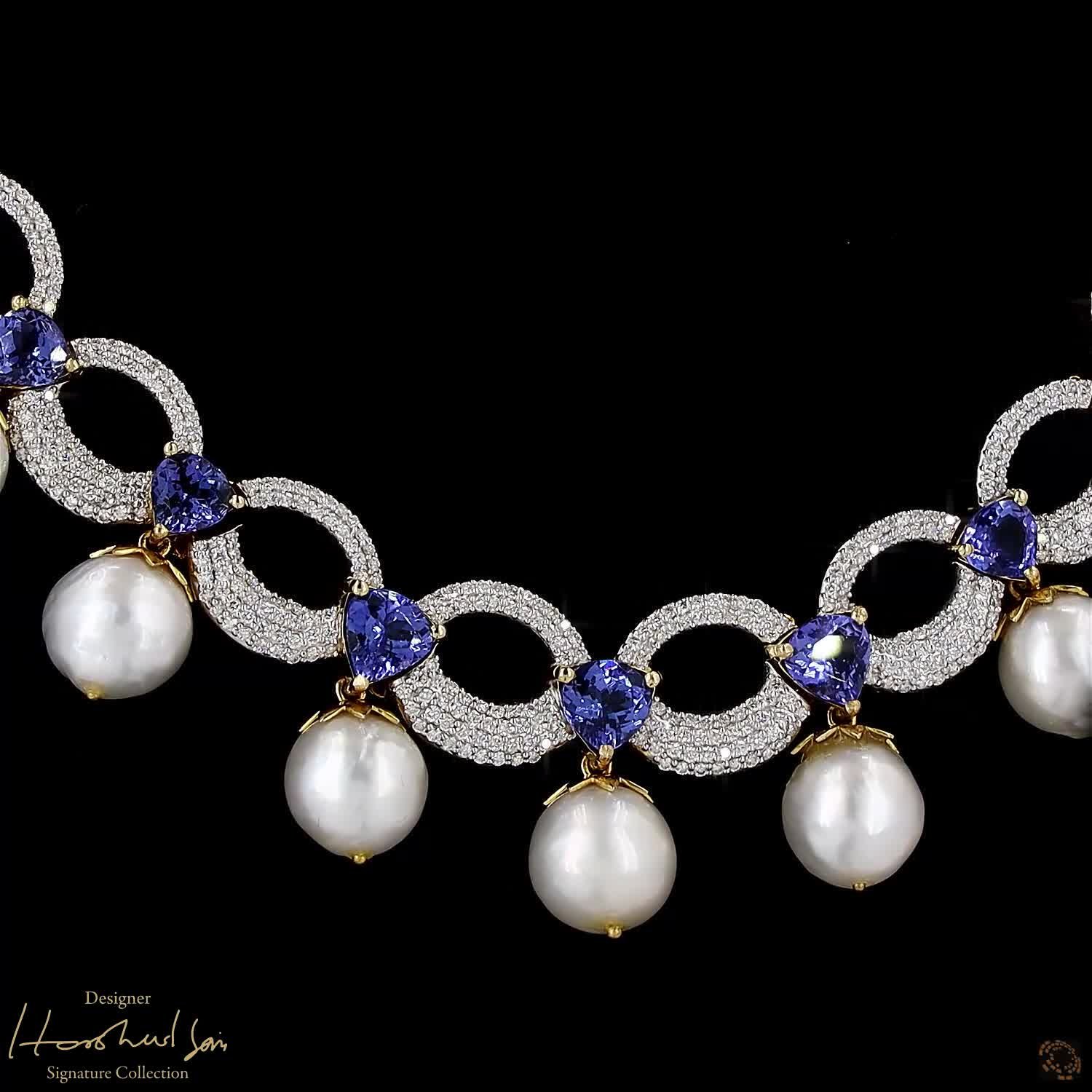 Tanzanite & South Sea Pearl Suite - Image 2