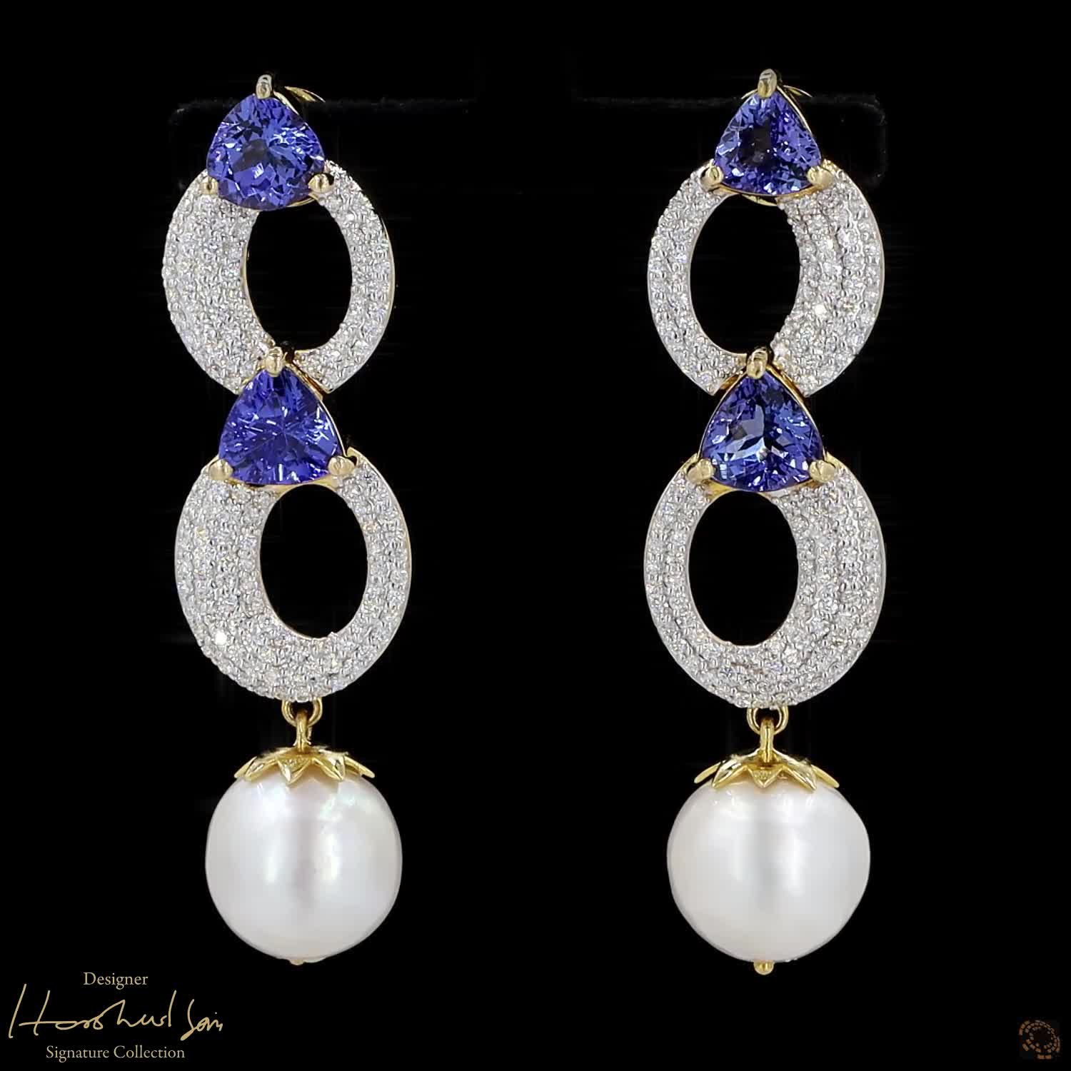 Tanzanite & South Sea Pearl Suite - Image 3