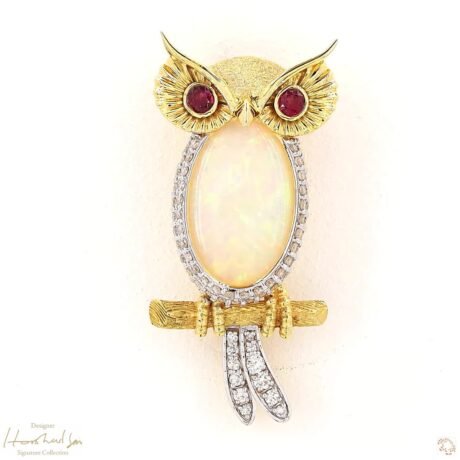 Wise Opal Owl