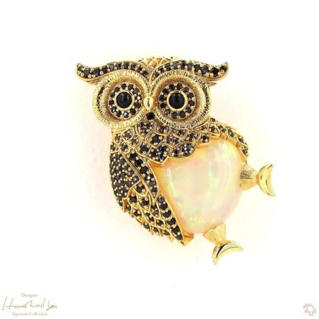 The Dancing Owl Brooch