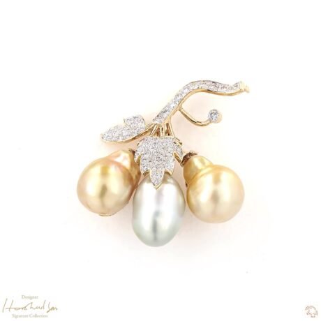 Midnight Tahiti Pearl Brooch