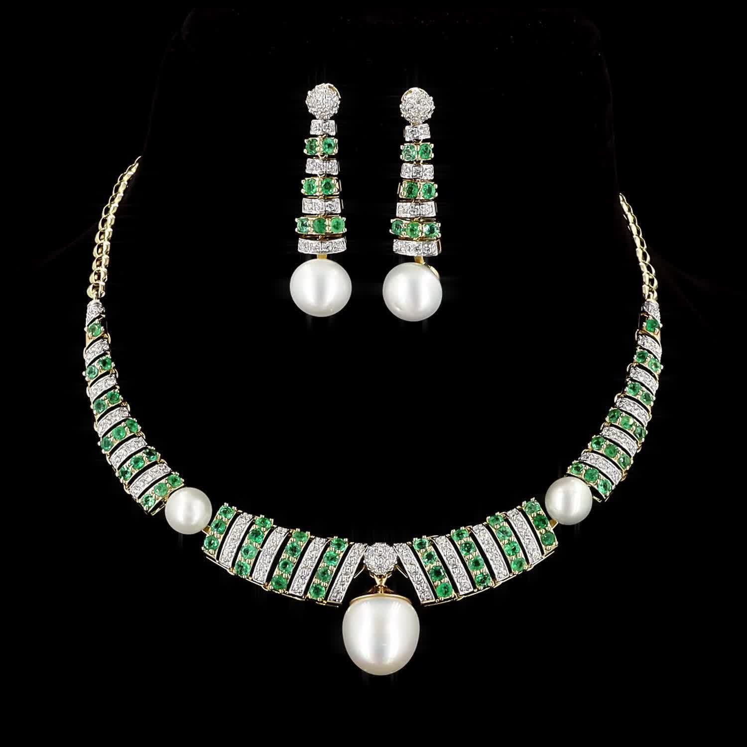 Emerald & South Sea Pearl Suite