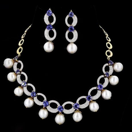 Tanzanite & South Sea Pearl Suite