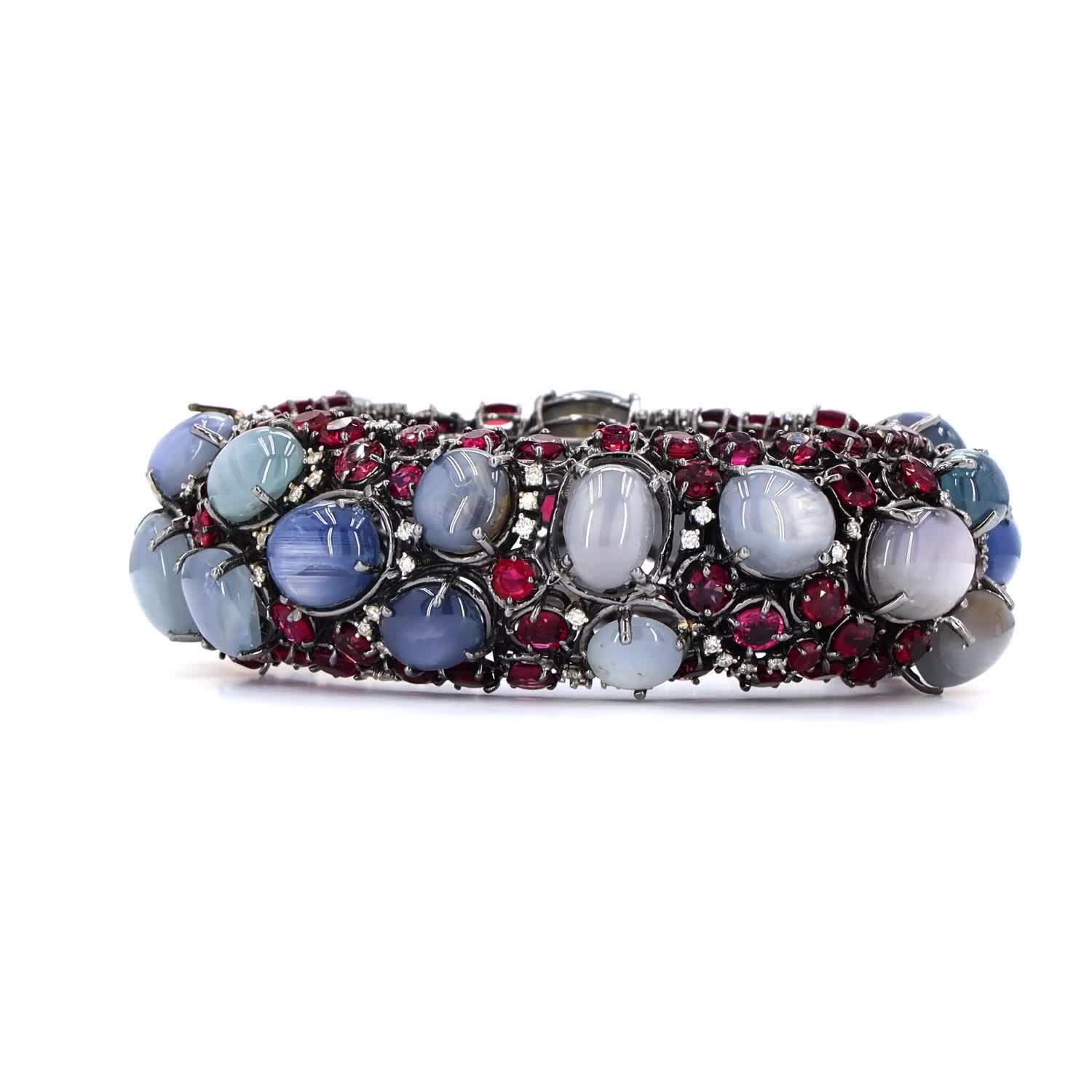 Star Blue Sapphire Bracelet - Image 3