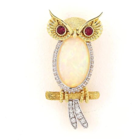 Wise Opal Owl